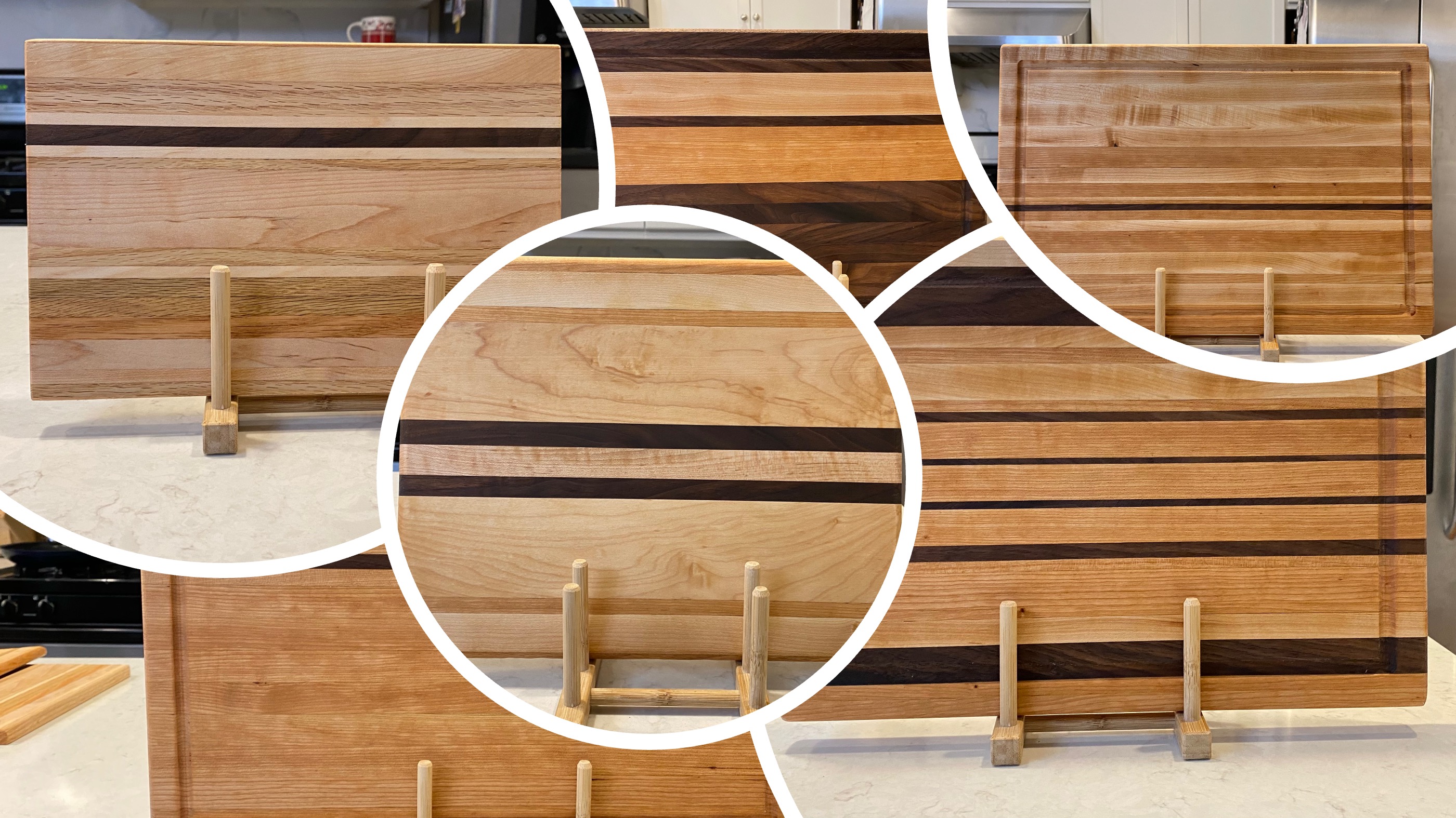 Custom wood cutting board