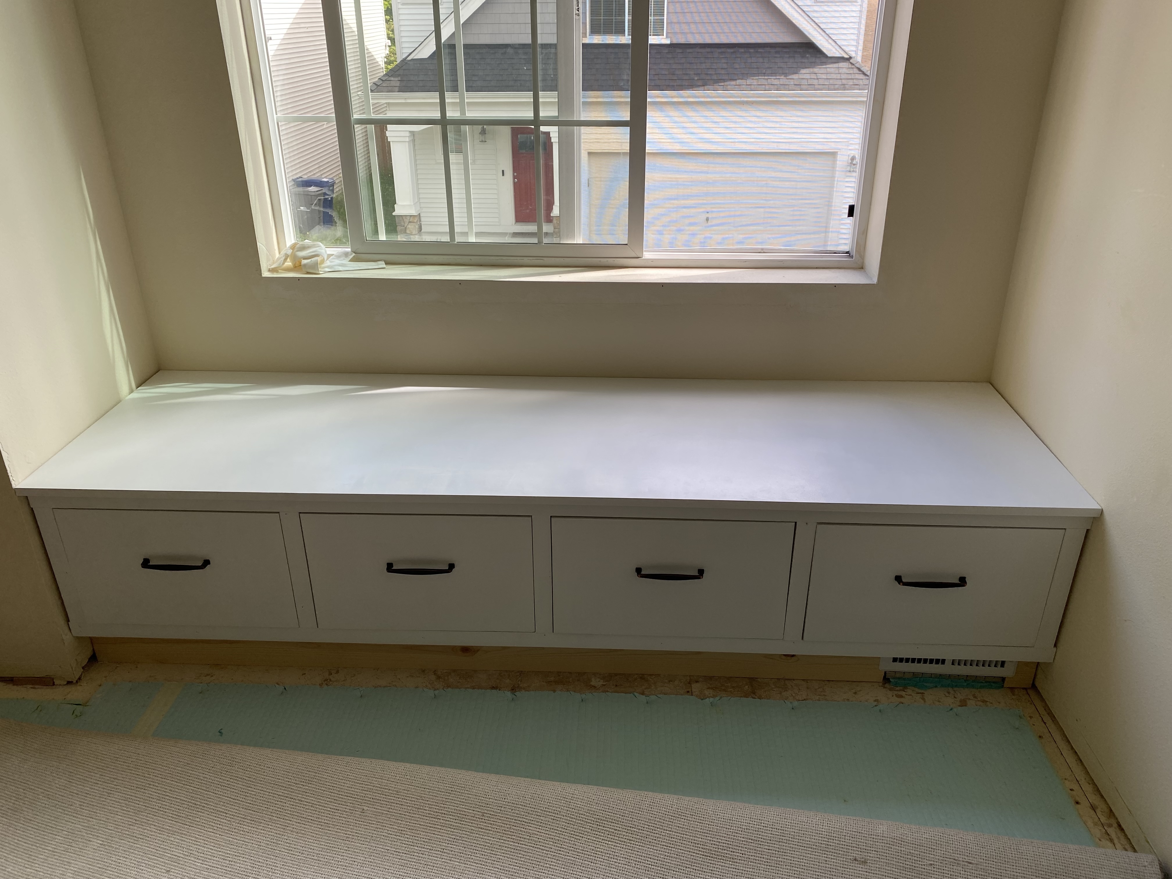 Custom window bench seat